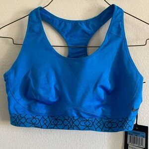 Nike Athletic Bra Blue M NWT